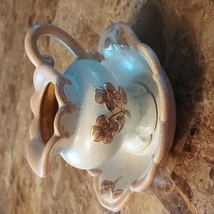 Dainty mini pitcher with plate